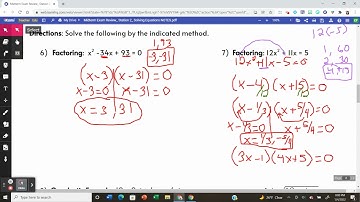 Solving Absolute Value, Quadratic and Systems of Equations