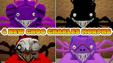 Choo Choo Charles! Roblox! All new Charles morphs unlocked! Update