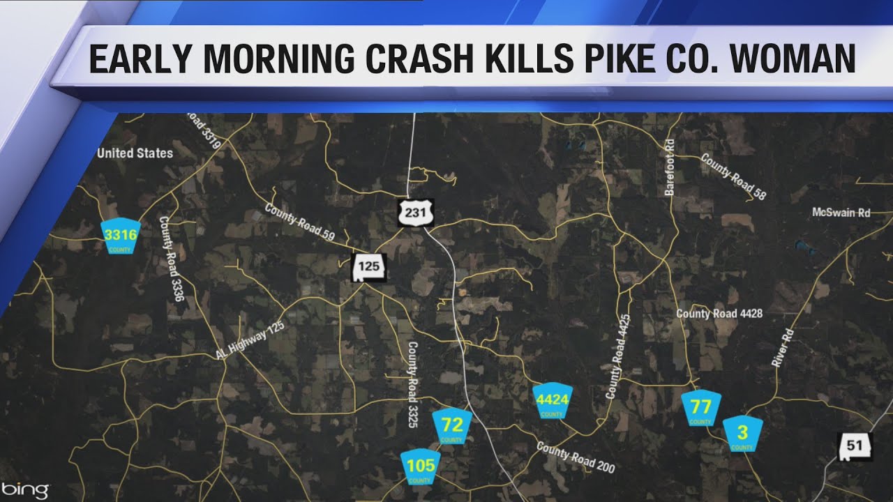 Early Saturday morning crash kills Pike County woman - YouTube