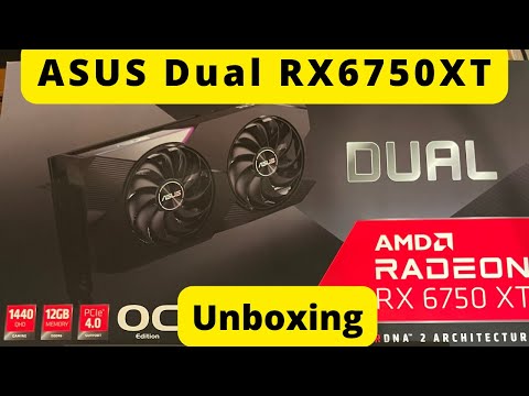 ASUS Dual Radeon RX 6750 XT OC Edition 12GB GDDR6, Graphics Card