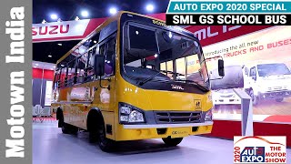 Sml isuzu launched the gs school bus at auto expo 2020. get details of
this here. for more information log on to our website: http://www.m...
