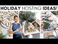 HOSTING A GINGERBREAD DECORATING PARTY || HOLIDAY PARTY TIPS &amp; IDEAS || CHRISTMAS VLOG