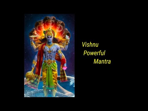 Vishnu powerful mantra  shantakaram bhujagashayanam  vishnu