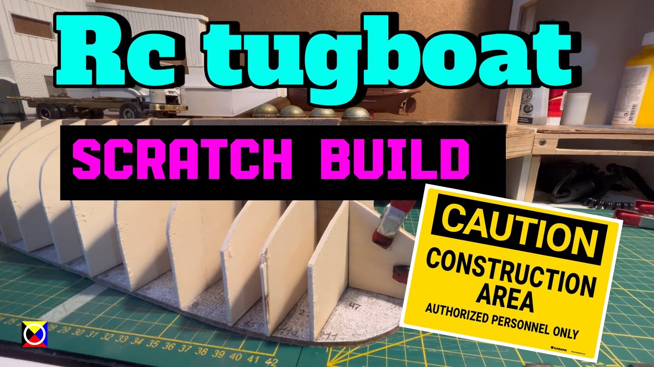 Rc tugboat (……….) full metal scratch build Ep. 1 - YouTube