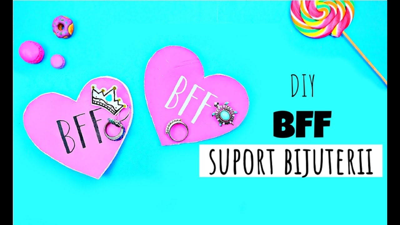 DIY Suport De Bijuterii Pentru BFF - Cadouri Pentru Cea Mai Buna Prietena -  YouTube