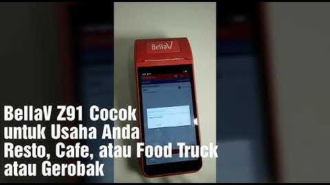 smartPOS Android BellaV Z91 easy to use GO Digital