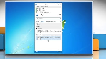 How to remove contact in Lync 2013
