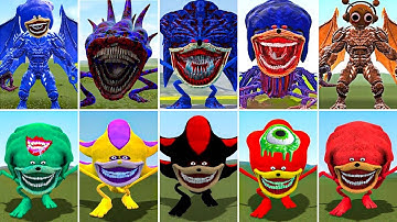 EVOLUTION OF ALL NEW SONIC SMILING CRITTERS POPPY PLAYTIME CHAPTER 4 In Garry