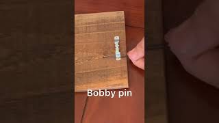 Life hack: How a hobby pin makes woodworking easier.