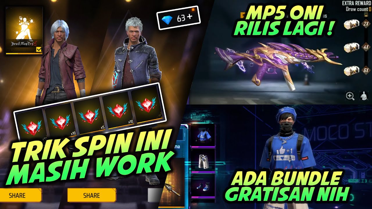 100 Rilis!! BUNDLE GRATISAN NIH! MP5 ONI RILIS LAGI! INCUBATOR MAC10