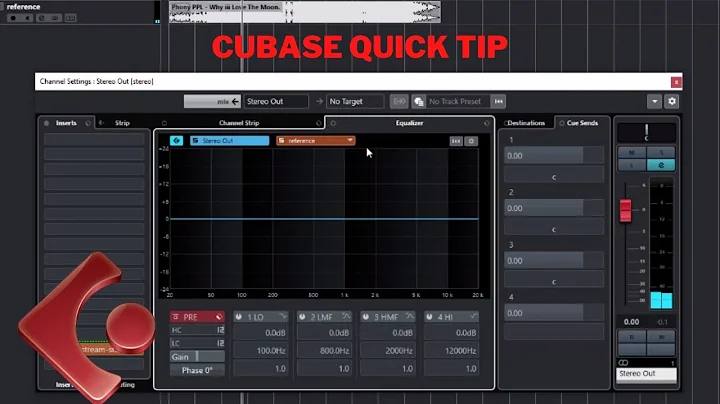 Cubase Quick Tip | Reference Track | EQ Match | #Cubase