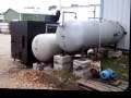 waste to energy boiler and tanks installed