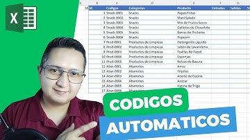 Cómo Generar Códigos Automáticos para Productos en Excel con VBA 🚀 (Usando las Categorías)