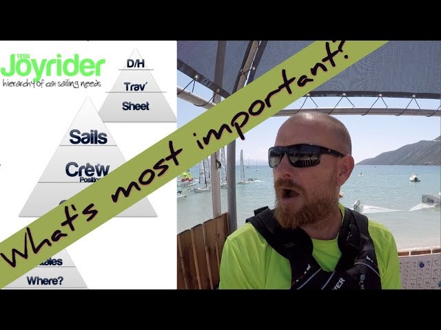 What’s most important   The Total Joyrider Heirarchy of Sailing Needs!