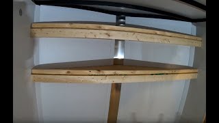 Building Trailer Shelves
