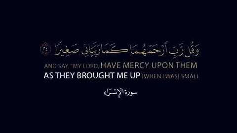 وبالوالدين إحسانا | القارئ هاني الرفاعي