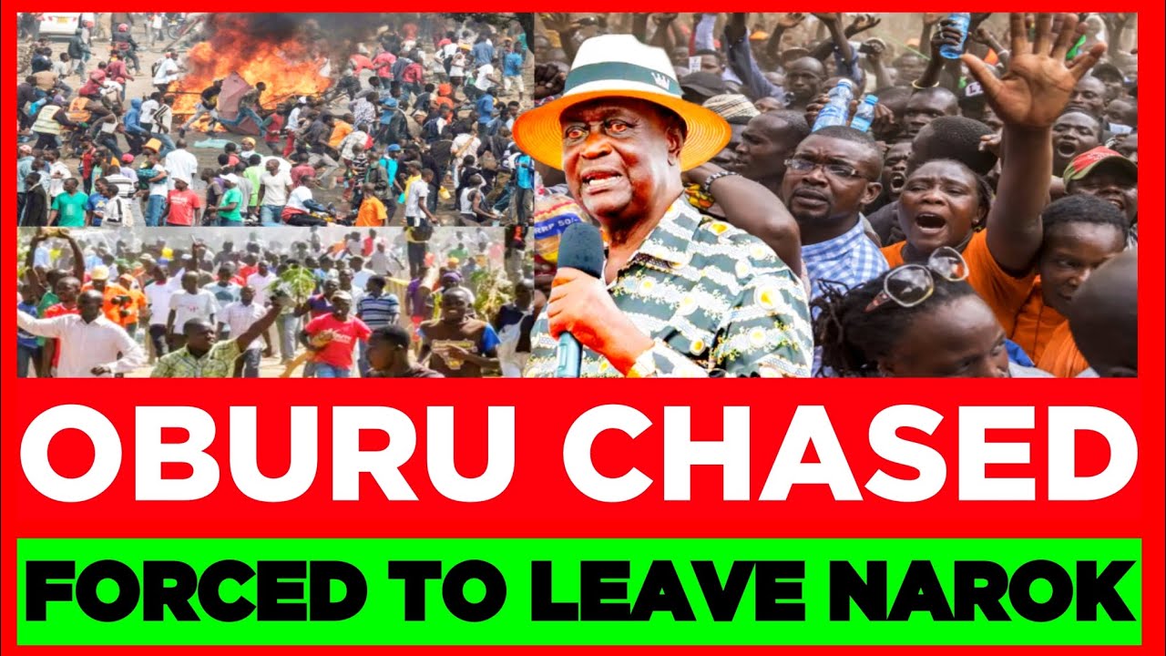 Toka Hapa! MSALITI! Oburu's ODM CHASED Forced to Leave NAROK Today 