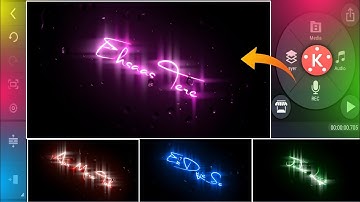 How To Create Flare Glow Scan Lyrics Video Kinemaster | Flare Glow Scan Lyrics Video Kaise Banaye