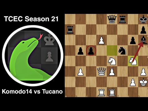 Startling Game by Komodo 14 | Komodo 14 vs Tucano | TCEC Season 21-Cup 9 Testing