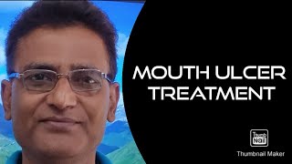 346.mouth ulcer treatment in hindi with English subtitles