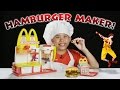 McDonald's HAMBURGER MAKER!!! Turn Peanut Butter into a HAMBURGER Snack!