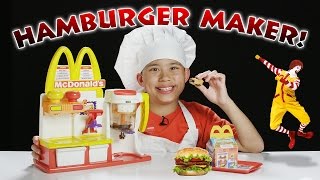 McDonald's HAMBURGER MAKER!!! Turn Peanut Butter into a HAMBURGER Snack! screenshot 5