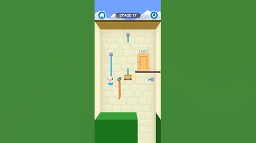 rescue cut rope puzzle level 17 | rescue cut rope puzzle game #shorts #shortsvideo