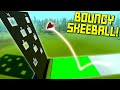 Playing "SkeeBall" With Rocket-Powered Bouncy Sleds on Ice? - Scrap Mechanic Multiplayer Monday