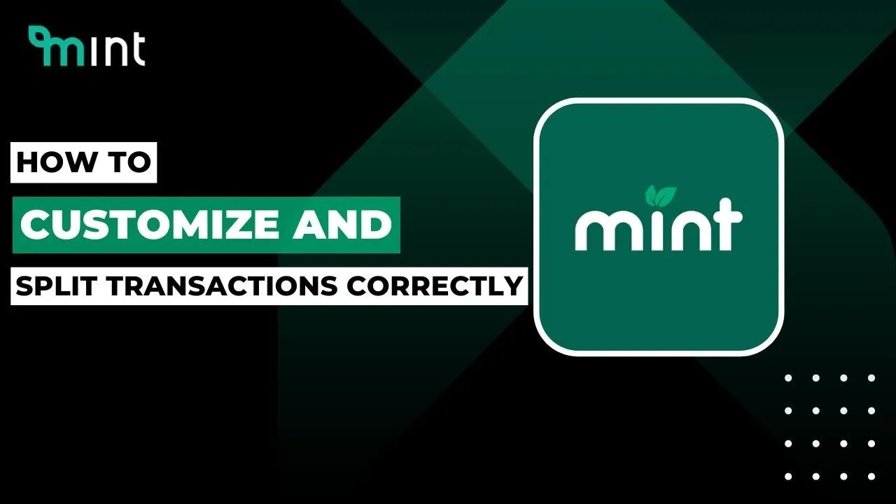 How To Categorize And Split Transactions Correctly In Mint ! - YouTube