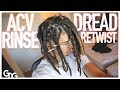 Retwisting My Dreadlocks + ACV Rinse