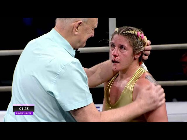 Elizabeth Oshoba vs Michela Braga Last 5 Rounds | Danish Fight Night class=