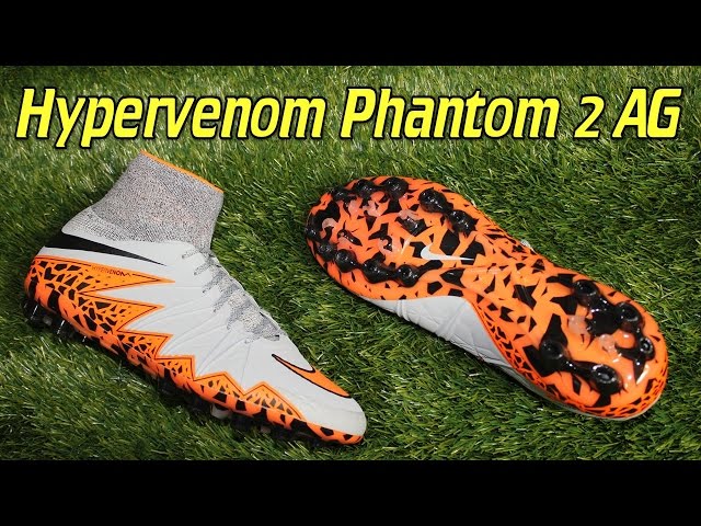 Nike Hypervenom Phantom 2 AG Wolf Grey/Total Orange - Review + On Feet -  YouTube