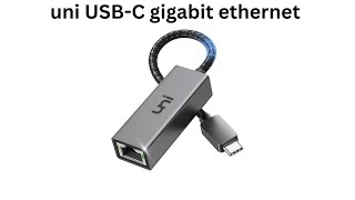 Speed Test Uni USB-C to Gigabit Ethernet Adapter with AT&T Fiber + M2  MacBook Pro by J2 Review 165 views 5 months ago 1 minute, 32 seconds