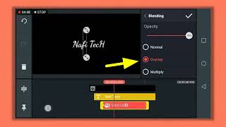 Smart Text Trick with Kinemaster || Kinemaste text trick 01 || Nafi tech screenshot 5