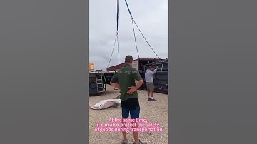 A video of steel structures unloading taken by our French customer.  #steelstructure