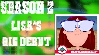 Backyard Baseball 1997 - Season 2 - Picking Players & Game 1 Lisas Big Debut