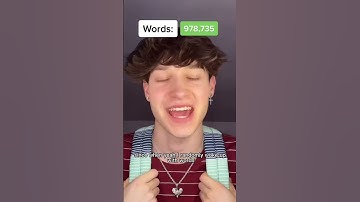 Part 2 #pov : every year you get a certain amount of words