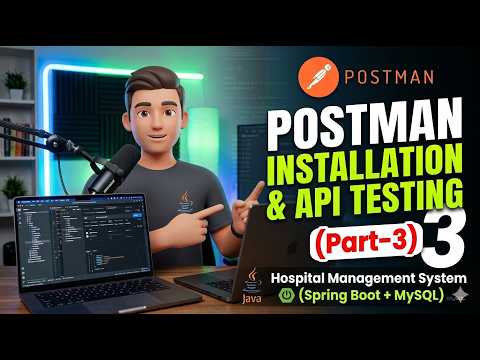 Part-3: Postman Installation & API Testing in Telugu | Spring Boot Project 🔥