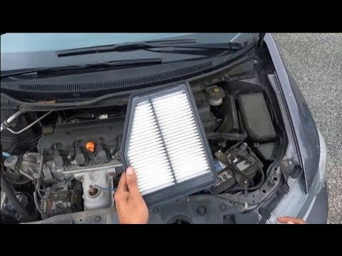 How to change Engine Air Filter 2012-2015 Honda Civic. - YouTube