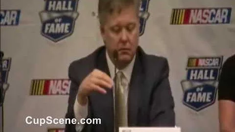 Brian France Lesa France Kennedy NASCAR Hall of Fa...