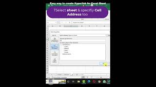 Easy way to create Hyperlink for Excel Sheet (#CGeeks) #1million #exceltutorial #hyperlinks