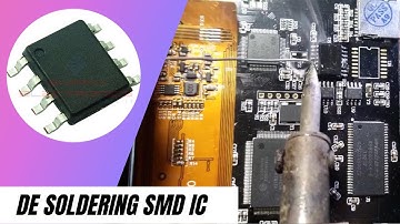 How To Remove Surface Mount IC/smd IC | Desoldering without hot air | Solder/Desoldering #1
