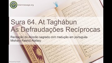 سورة 64. التغابن (ترجمة باللغة البرتغالية) | مشاري بن راشد العفاسي