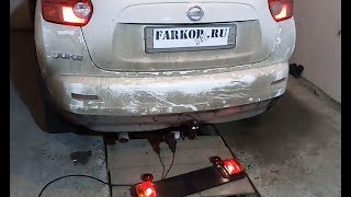 Установка фаркопа на Nissan Juke (2011 г.в.) в компании Фаркоп161. Leader-plus арт. N116-A