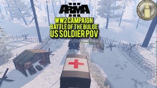ARMA 3 - WW2 CAMPAIGN - Battle of the Bulge - US Soldier POV