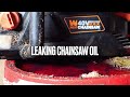 Leaking Chainsaw Oil?