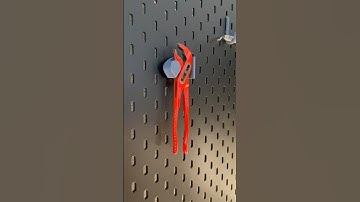 3D printed IKEA Skadis Pliers Hook 🛠️  #3dprinting #diy #3dprinted #3d #ikea #skadis #tools #design