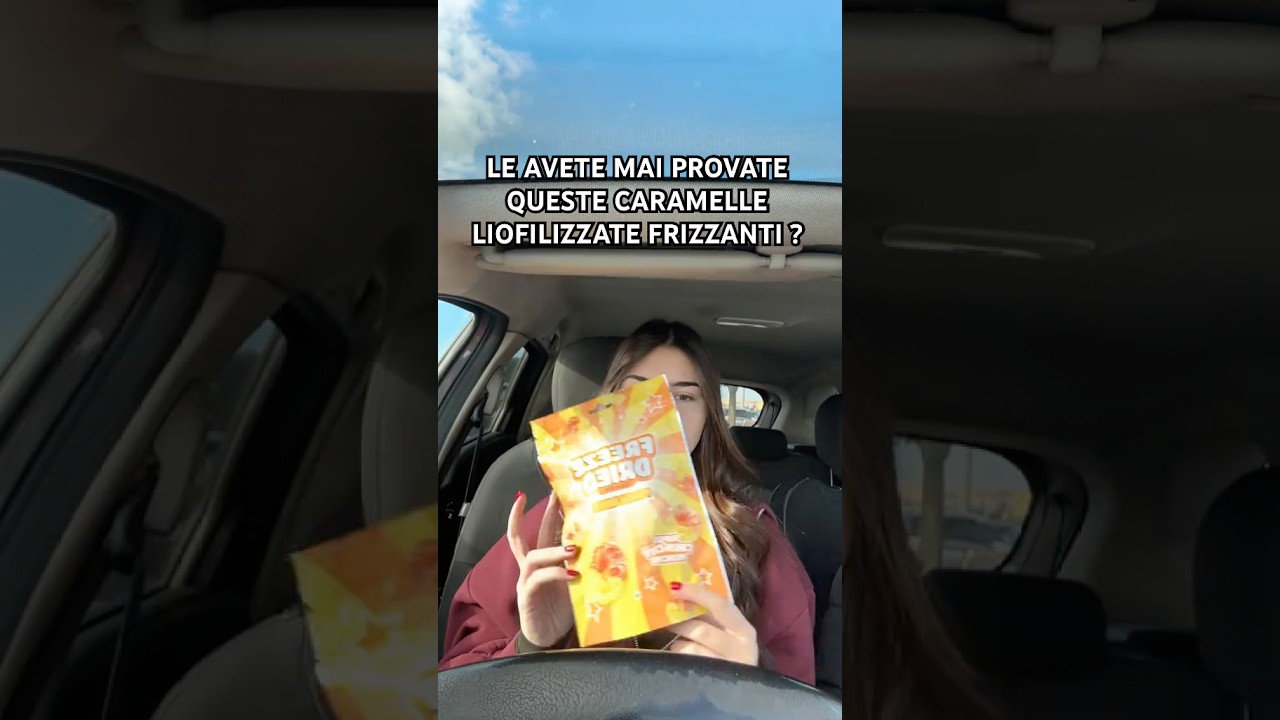 LE AVETE MAI PROVATE QUESTE CARAMELLE LIOFILIZZATE FRIZZANTI ?