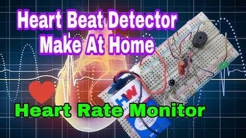 DIY | Heart Beat Detector / How to make a heart beat monitor at home #RC Invention #diy #howtomake
