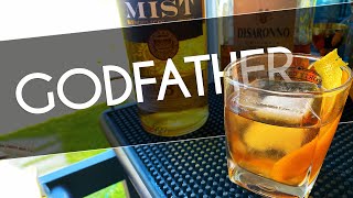GODFATHER COCKTAIL | Whisky Cocktails at home | Godfather Cocktail Disaronno | Rob's Home Bar